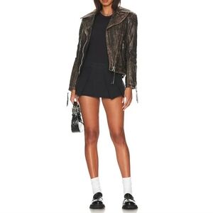 Free people heartbreaker pleated skort skirt  size 12